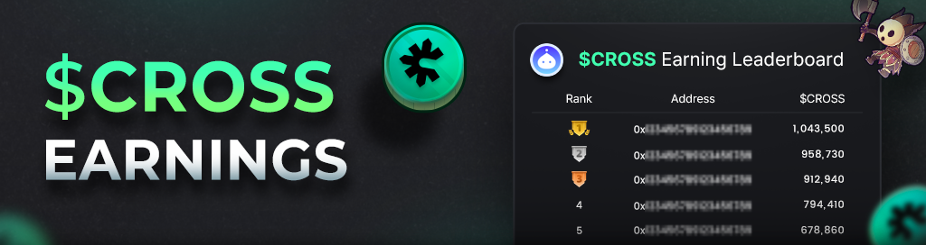 Cross Earning Leaderboard